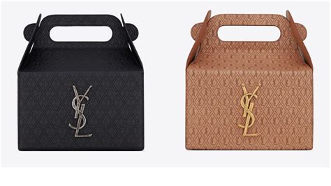 ysl bag vegan|YSL take away box.